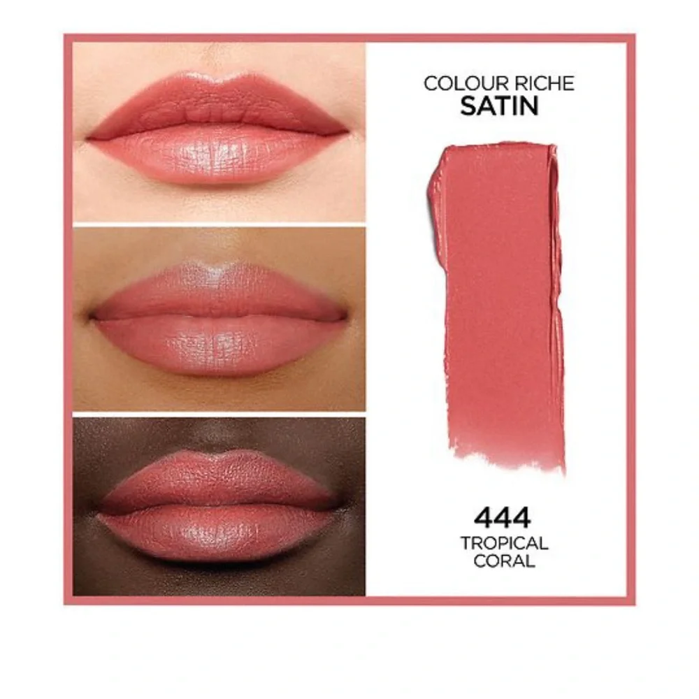 🌟3x Host Pick🌟L’Oreal Paris Tropical Coral Satin Lipstick